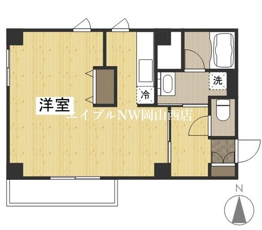 パティオ表町の物件間取画像